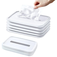 Simple Silicone Tissue Holder – Cube/Cylinder Tissue Box for Bathroom, Office