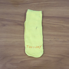 Tuesday Theme Yellow Casual Socks (1 Pair)